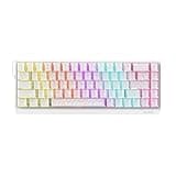 AJAZZ NK68 V2 Mechanical Keyboard Wired, 68 Key Hot Swappable Gaming Keyboard, Compact 65% Mini Keyboard with Mixed Backlight, Full N-Key Rollover for PC Mac Office