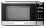 0.9 Cu Ft Countertop Microwave Oven With 6 Auto Menus, Child Lock, Memory Function, 10 Power Levels, Easy Start