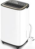 3000 Sq.Ft Dehumidifier for Basement with Drain Hose, 30 Pint Large Best Compressor Dehumidifiers for Home or Garage, Smart Humidity Control, 24H Timer & Child Lock, Ideal for Large Rooms, Garage