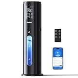 Humidifiers for Bedroom Large Room with 7L/1.85Gal Room Humidifier for Bedroom Large Humidifier, Smart App & Remote Control, 4 Mist Levels Humidifiers Midnight