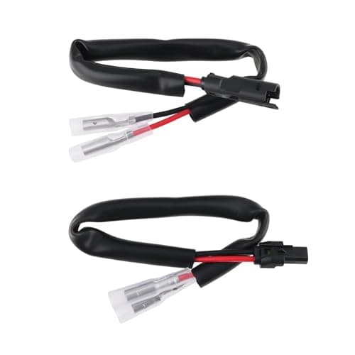 Micro Traders 2Pin Motorcycles Indicator Male Female Adapter Cable 20627N 180mm Compatible with Aprilia Type 5