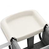 Nikklo Silicone Baby Dining Tray, Compatible with Inglesina Fast Table Chair, Universal Hook-On High Chair Food Catcher, Clip-On Table High Chair Tray, Dishwasher Safe, Milk White