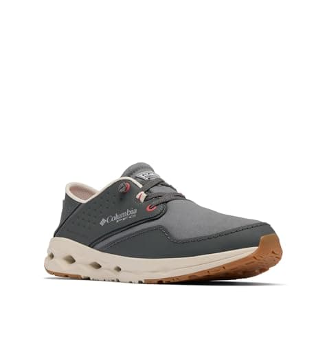 Columbia Mens Bahama X Relaxed, Grill/Sunset Red, 10