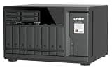 QNAP TVS-h1277AX-R5-16G 12-Bay Desktop Hybrid NAS, AMD Ryzen 5 6-Core (up to 5.1 GHz), Dual 10GbE + 2.5GbE, QuTS Hero ZFS, for Virtualization, 4K/8K Video Editing, Databases & Private Cloud