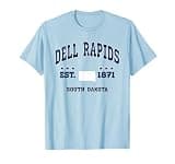 Dell Rapids South Dakota SD Vintage Athletic Navy T-Shirt