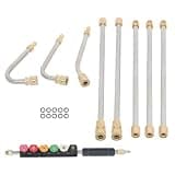 for 9-Piece Set of High Pressure Water Gun 1/4’’Quick Connect 4000 PSI Extension Rod