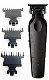 DAXXIN Hair Cutting Tool, Barber Cordless Hair Trimmer 0mm Gapped Carving Clipper Detailer Professional Electric Finish Cutting Machine