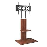 X psblty Height-Adjustable Wooden Floor TV Cabinet with Shelves, Suitable for 32-65 Inch TV Mounts