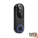 1080p video doorbell camera, wireless connection, 2.4 GHz/5 GHz Wi-Fi connectivity, smart detection, live streaming with cloud storage, two-way audio, night vision,motion detection, cloud storage