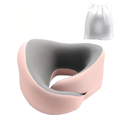 LITTLE SLOW DUCK Neck Travel Pillow, Neck Pillow for Comfort on Airplane Memory Foam,360º Ergonomic Design,Compact and Ergonomic Design for Travel, Car Rides, and Home Use