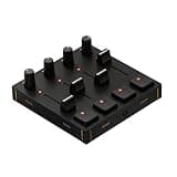 Intech Studio Grid PBF4 Modular MIDI Controller – 4 Faders, 4 Knobs & 4 Gateron Hall Effect Switch Buttons – Programmable USB-C Macro Pad for Music, Video Editing & Streaming – Mac, PC & Linux