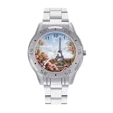 FekiLoot Watches for Men Big Face Stainless Steel Wristwatch Casual Watch