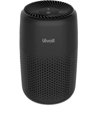 LEVOIT Air Purifiers for Bedroom Home Dorm, AHAM VERIFIDE, 3-in-1 Filter Cleaner With Aroma Pad, Filters Smoke, Allergens, Pet Dander, Odor, Dust, Office, Desktop, Core Mini-P, Black