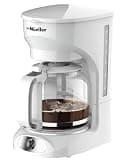 MUELLER HOME 12-Cup White Coffee Maker