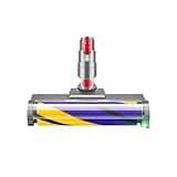 Replacement Vacuum Head, Compatible with Dyson, V10 V12 Slim Cleaners Parts Soft Brush with Green LED Light