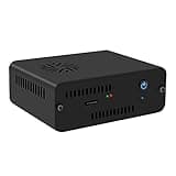 Geekworm NASPi V2.0 2.5 inch SATA HDD/SSD NAS Storage Kit with Safe Shutdown & Auto Power On Function for Raspberry Pi 4 Model B(Not Include Raspberry Pi 4)