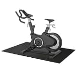 Fitvids Treadmill Mat 1/4" Thick Non-Slip Gym Mats Floor Protection Pad Compatible for Treadmills – Elliptical – 60" Lx30 W – Black