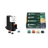 Nespresso Vertuo Next Coffee and Espresso Maker by De'Longhi, White + Starbucks Capsules