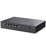 UGREEN 2.5Gb Switch, 5-Port Ethernet Switch, 5 x 2.5Gb Uplink, Plug & Play, Unmanaged Ethernet Splitter, Desktop/Wall Mount Network Hub, with LED, Fanless Quiet, for NAS, PC, Game Console