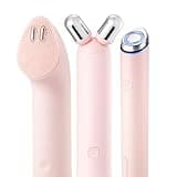 medicube Mini Booster Pro Plus Full Facial Device Set | 3-in-1 Korean Facial Device for Makeup Removal & Pore Cleansing, Skin Definition & Body Care, Skincare Boost with 3 Modes | Pink