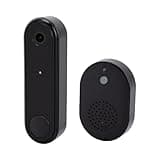 Diyeeni Smart Doorbell Camera, 120 Wide Angle Lens with Night PIR Motion Detection, Two Way Audio Voice Modulation, for Home Security 2.4G WiFi APP Control