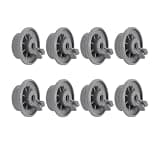 8PCS Dishwasher Basket Roll Lower Wheels For Bottom