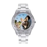 FekiLoot Watch for Men Big Face Stainless Steel Wrist Watch Personality