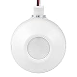 ENERLITES High Bay Ceiling Motion Sensor, Passive Infrared PIR Ceiling Sensor, 360° Field of View, 2800 Sq Ft Coverage, 120-277VAC, Neutral Wire Required, Commercial/Industrial Grade, MPC-50H, White