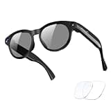 AI Smart Glasses with Camera and Audio, 8MP HD Bluetooth Camera Glasses,1080P Video Recording Sunglasses,Real Time Translation,AI Assistant,Object Recognition,Open-Ear Audio for Travel, Meetings Vlog