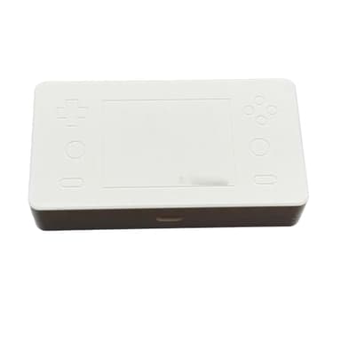Protective Cover Case for AYANEO Pocket S Mini, 3D Printing Storage Box Portable Retro Game Console Protective Sleeve Anti-Scratch Housing Open Magnetic Lid Design Accessories (White)