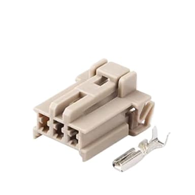 3 Pin 6098-0241 6098-0242 Automotive Male Female Connector Turn Signal Tail Lights Reversing Lamp Plug(3p Female,1 Set)