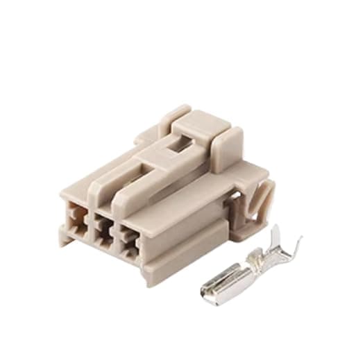 3 Pin 6098-0241 6098-0242 Automotive Male Female Connector Turn Signal Tail Lights Reversing Lamp Plug(3p Female,1 Set)