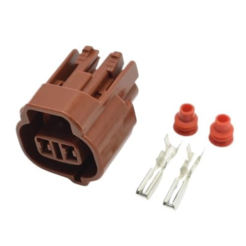 Car Connector Female Temperature se/n*/SOR Socket Automotive Wire Connector Plug 6189-0033 DJ7025-2-21(Dark Grey)