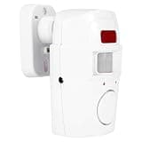 FTVOGUE Wireless Door Window Alarm Security System 105dB Siren Infrared Motion Sensor Detector 2 Remote Controls 98.4ft Range for Home Office Shop Caravan