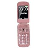 YUEHISY Flip Phone | Unlocked | 16GB | Video Capable Camera | 2.4 Inch + 1.4 Inch Color Screen | Dual SIM Slots (Pink)