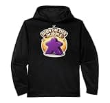 Dibs On The Purple Meeple Boardgame Player Tabletop Game Fan Performance Hoodie