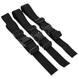 WOONEKY 3pcs High Chair Security Belt Adjustable Polyester Harness Straps for Newborns and Compatible with High Chair and Pushchair for Home and Travel Use
