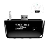 YOCOWOCO Bluetooth 5.2 Wireless Audio Adapter for Xbox One, Xbox Series X|S and Elite 2 Controller, Xbox Mic Adapter with Screen Supports Low Latency
