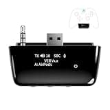 YOCOWOCO Bluetooth 5.2 Wireless Audio Adapter for Xbox One, Xbox Series X|S and Elite 2 Controller, Xbox Mic Adapter with Screen Supports Low Latency