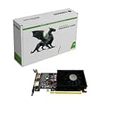 Vandossy Radeon R7 350 Low Profile Graphics Card, 4GB GDDR3 55W TDP, No Power Connector Needed, PCIe 3.0 ×16, 2 ×HDMI, for SFF & OEM Business PC Upgrade