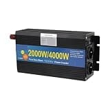 2000W 4000W Pure Sine Wave Power Inverter Charger UPS DC 12V 24V to AC 220V 230V Universal Outlet(12V)
