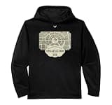 Circleville Ohio Map Vintage 1836 Pickaway County History Performance Hoodie