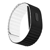 Nine V4 Silver EDA GSR Skin Sensor Smart Band Fitness Tracker Telemedicine Devices Smart Health Bracelet De Smart Watch Bands (Blue and Pink)