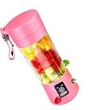 Compact, Travel Size, USB Rechargeable 12 Oz Portable Handheld Blender with Powerful Motor: Perfect for Smoothies, Shakes, Fruit/Veggie Juicer & Baby Food (Purple)