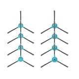 KUYJHNVD Side Brush, Compatible with Cecotec, Conga 1390, Conga 1290 Robot Vacuum Cleaner(8pcs)