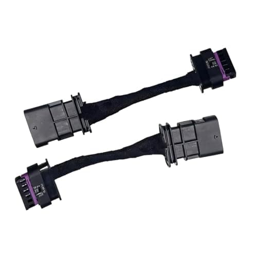 beler 2Pcs Retrofit Rear Tail Outer Lamp Light Taillight Halogen to Led Cable Connector Adapter Harness Wire Wiring Plug Pigtail Fit for BMW F30 F31 M3 3S LCI