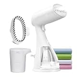Handheld Travel Steamer for Clothes - 1350W Portable Clothes Steamer Hand Held, 15-Second Heat Up, Remove Wrinkles with Heat-Resistant Steam, Make Clothes Soft & Smooth