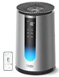 DREO Smart Air Purifier for Home Bedroom 115 CFM CADR, AHAM VERIFIDE, 3-in-1 HEPA Filters, 4 Modes, 4 Speeds, 18 dB, AQI Display, PM2.5 Sensor, Auto Mode, Aroma Pad, Wi-Fi/Voice/Alexa