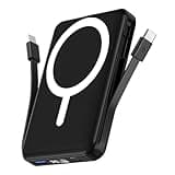 podoru for Magsafe Power Bank, 10000mAh Magnetic Portable Charger