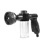 Garden Pressure Sprayer – High Pressure Watering Nozzle | Adjustable Flow Power Spray – Versatile Outdoor Tool, for Lawn Backyard Driveway Patio Sidewalk Garage Fence